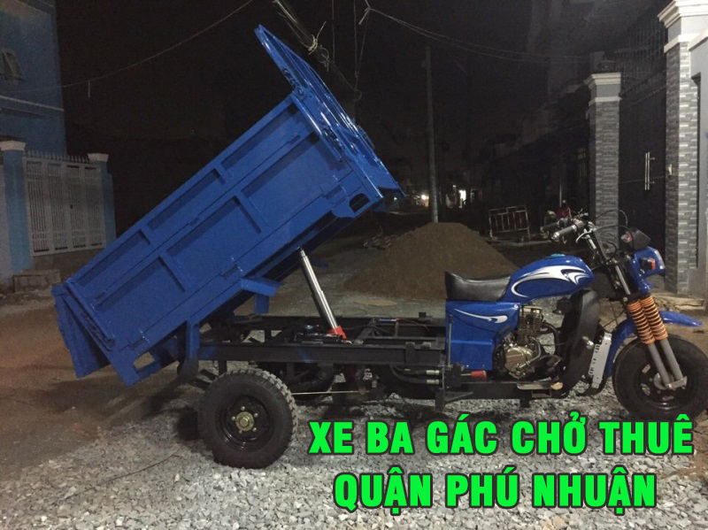 Xe ba gác chở thuê quận Phú Nhuận